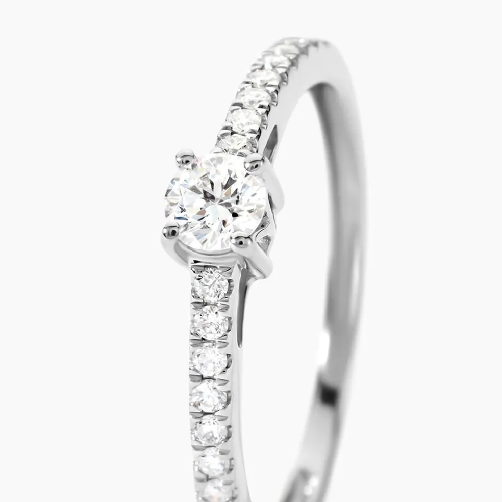 Bague Eliisa Platine Blanc Diamant