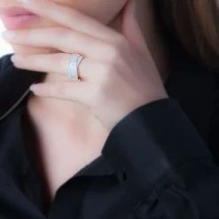 Bague Elyne Or Blanc Diamant