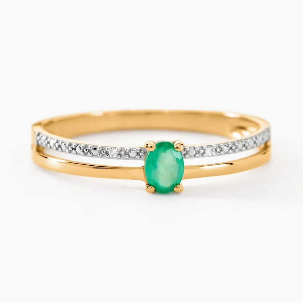 Bague Emeald Is The New Black Or Jaune Emeraude Diamant