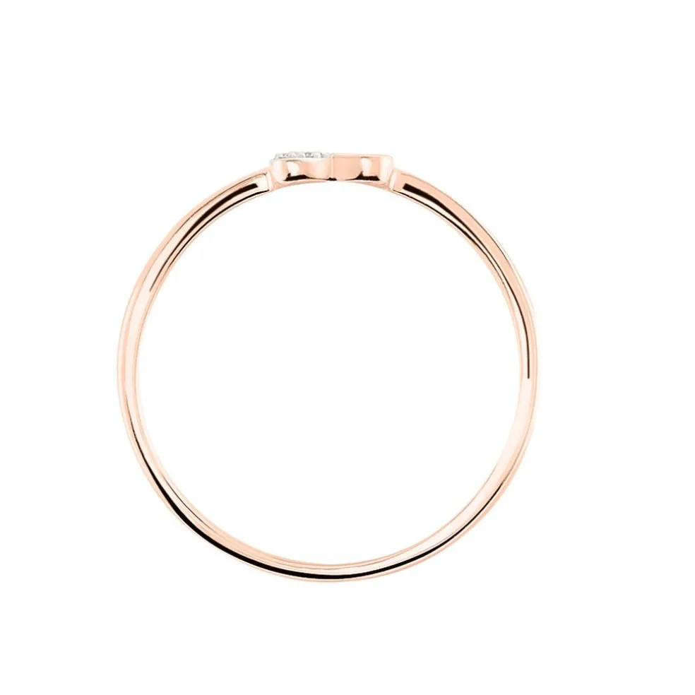 Bague Emilia Or Rose Diamant