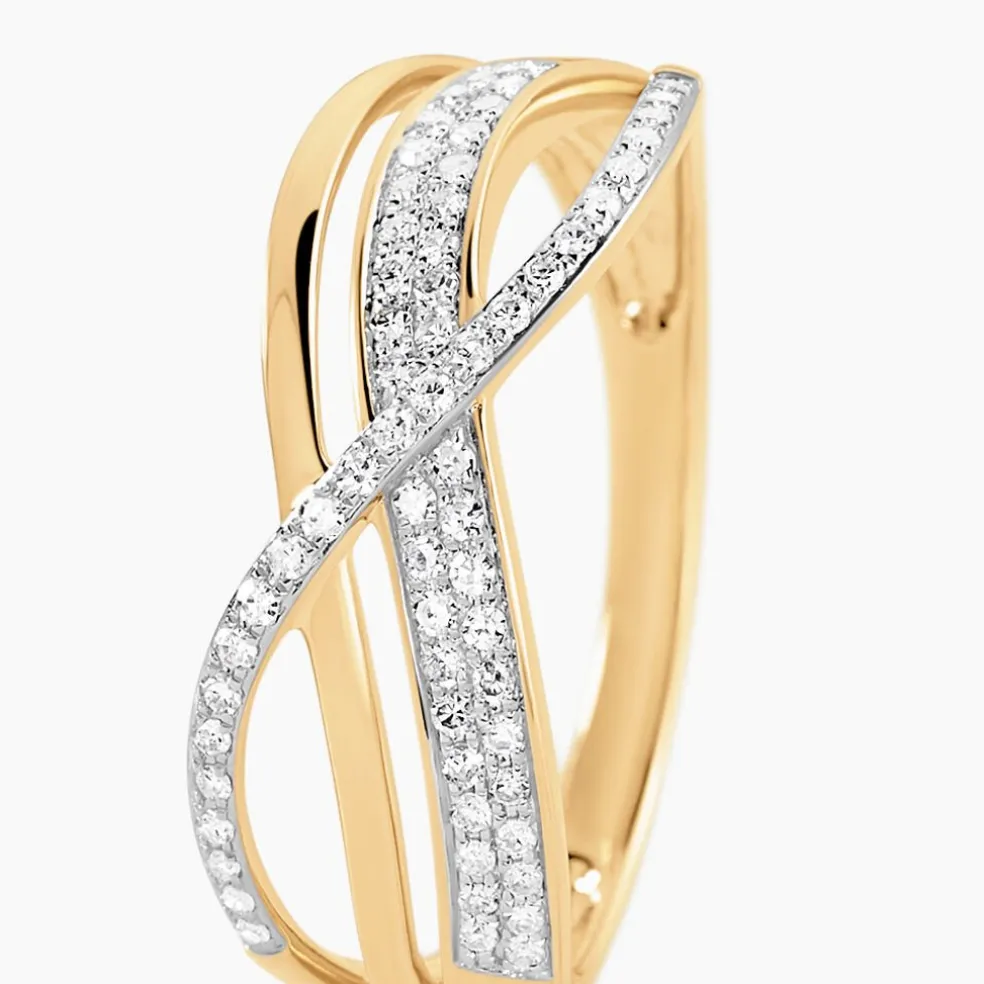 Bague Emilie Or Jaune Diamant