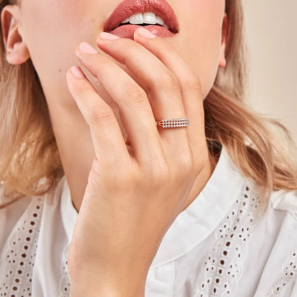 Bague Epiphany Or Jaune Diamant Synthétique