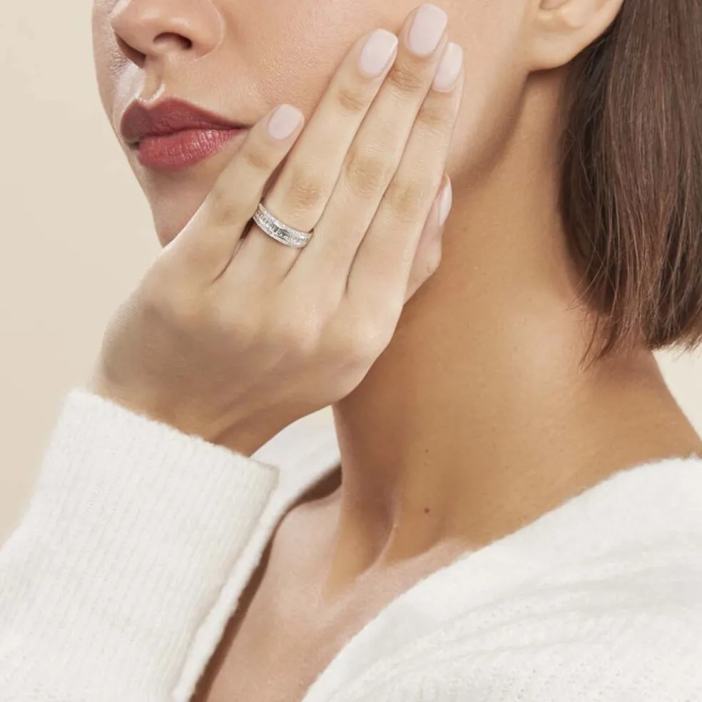 Bague Eugenie Or Blanc Diamant