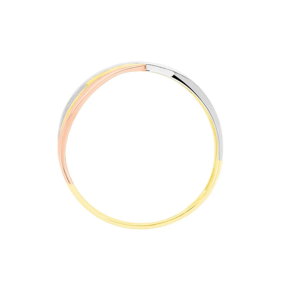 Bague Exauce Or Tricolore Diamant