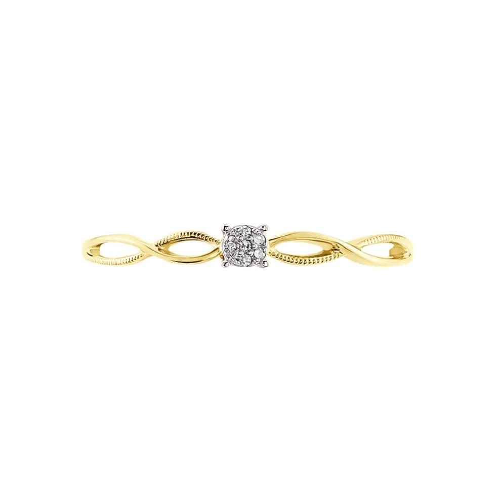 Bague Farila Or Jaune Diamant