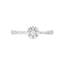 Bague Firmin Argent Blanc Oxyde De Zirconium