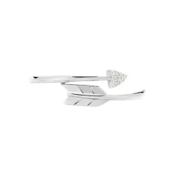 Bague Fleche Or Blanc Diamant