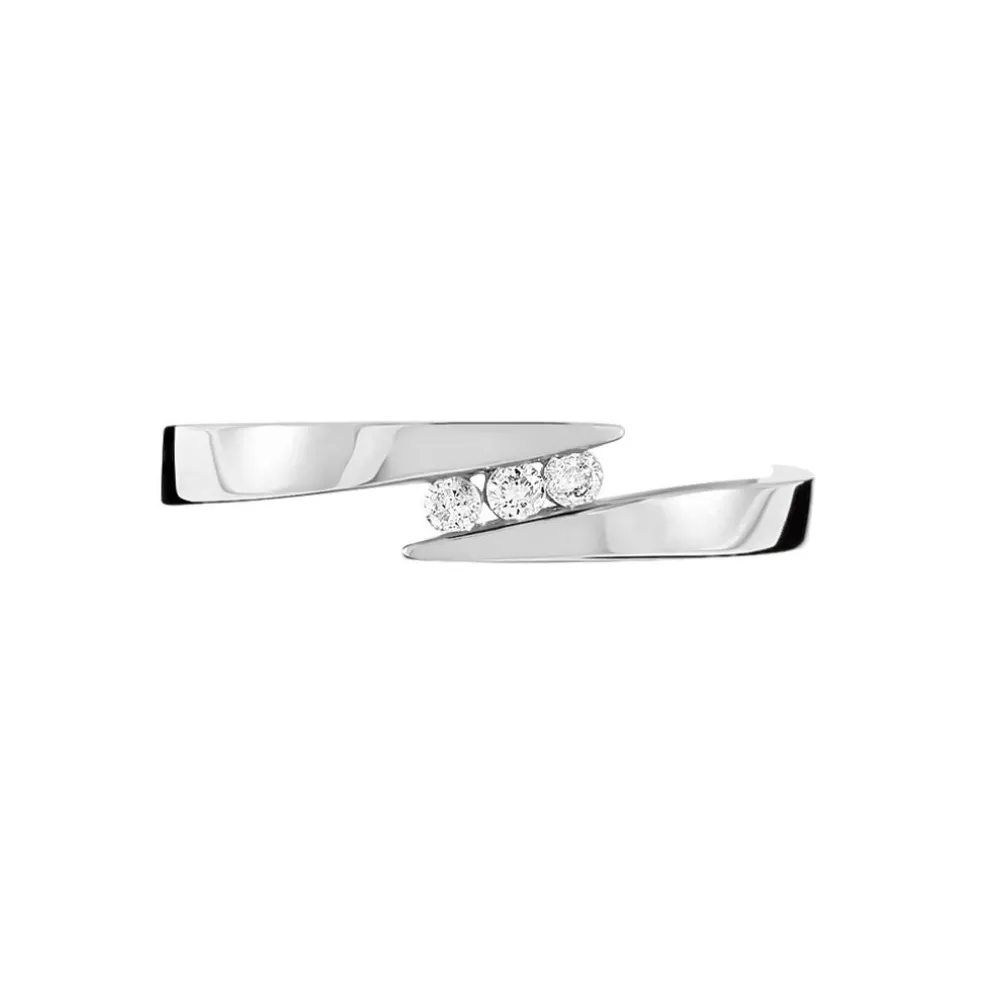 Bague Galya Or Blanc Diamant
