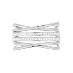 Bague Giseleae Or Blanc Diamant