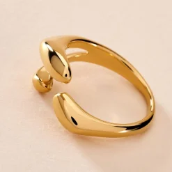 Bague Gold Aura Acier Jaune