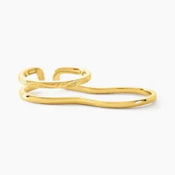 Bague Gold Aura Acier Jaune