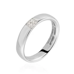 Bague Hajila Or Blanc Diamant