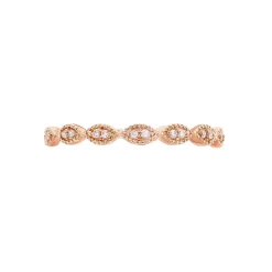 Bague Hestia Or Rose Oxyde De Zirconium