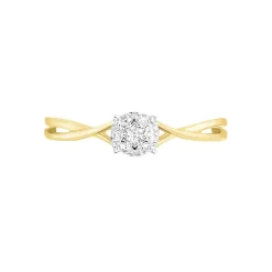 Bague Imelie Or Jaune Diamant