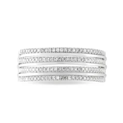 Bague Ines Or Blanc Diamant