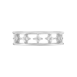 Bague Isia Argent Blanc Oxyde De Zirconium