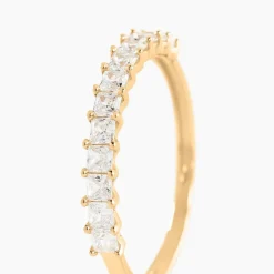 Bague Jahzeel Or Jaune Oxyde De Zirconium