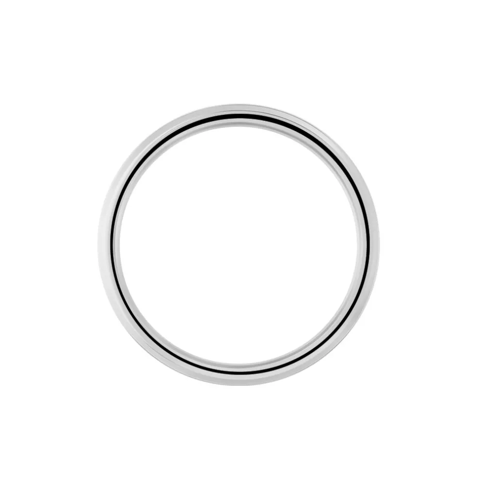 Bague John Acier Bicolore Plaque Or Jaune