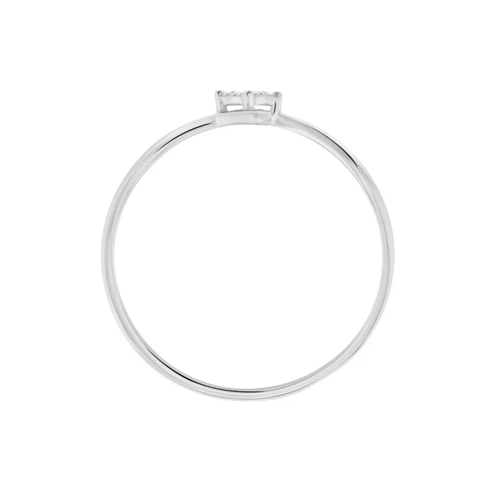 Bague Jone Or Blanc Diamant