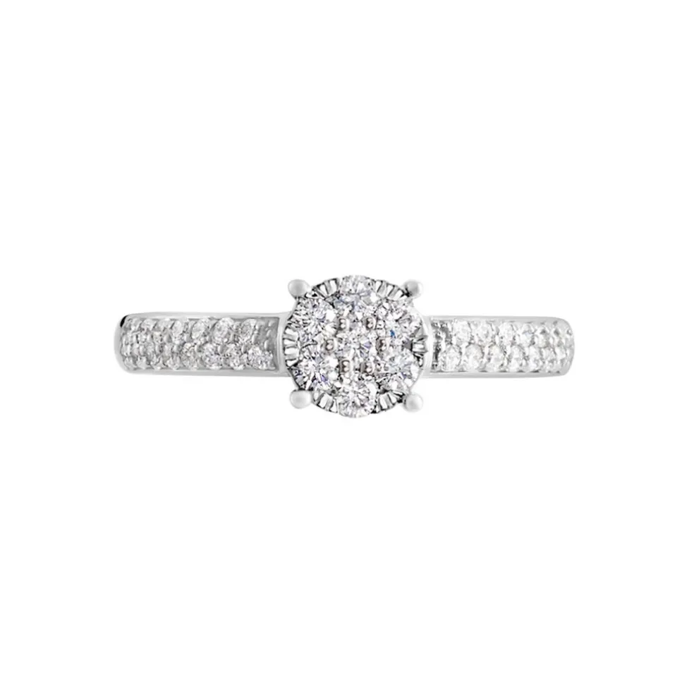 Bague Julia Platine Blanc Diamant