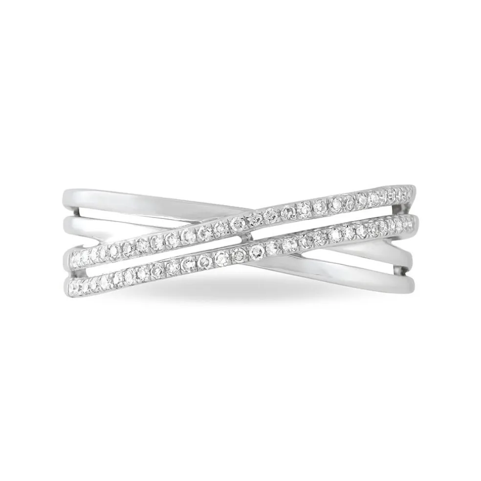 Bague Julianne Or Blanc Diamant Divers