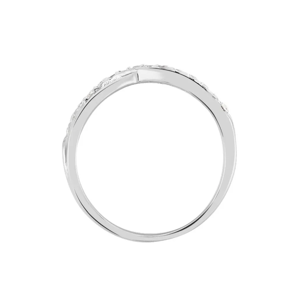 Bague Kassandre Argent Blanc Oxyde De Zirconium