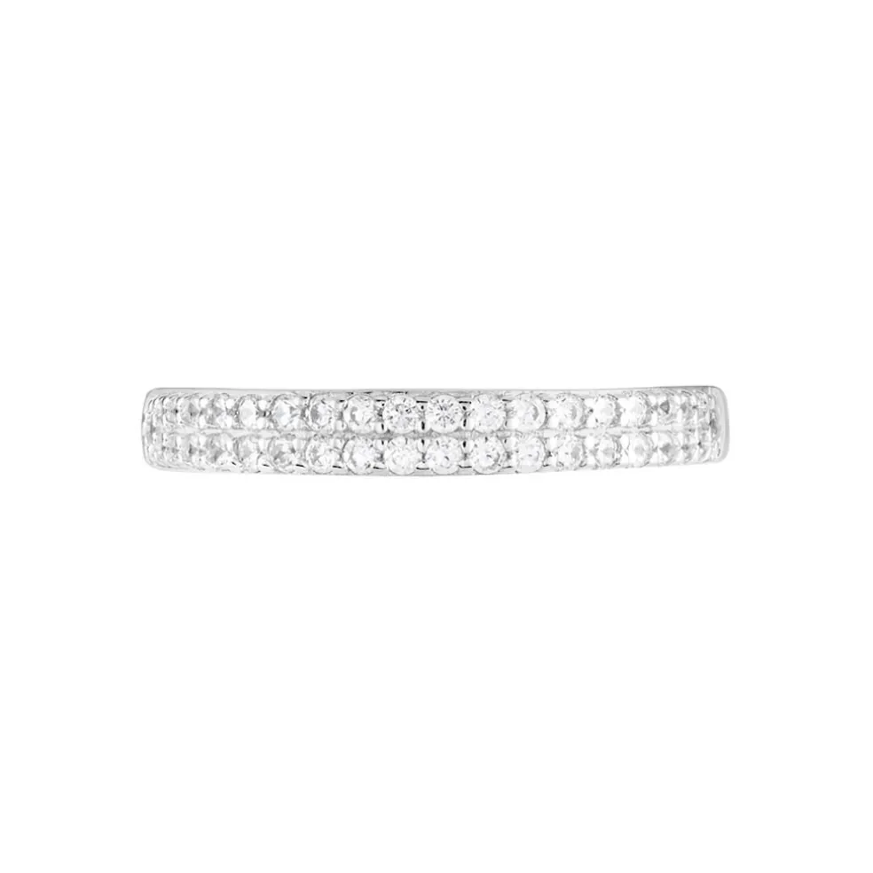 Bague Kelsy Argent Blanc Oxyde De Zirconium