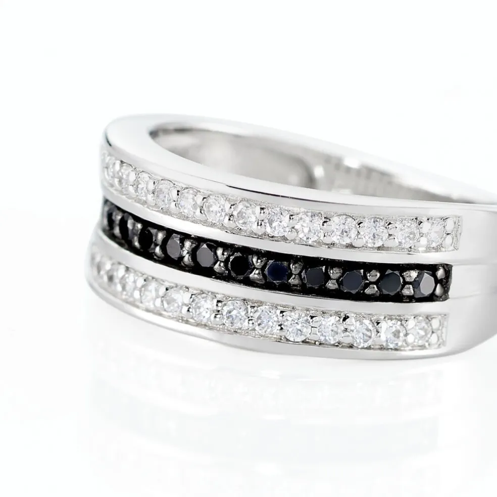 Bague Kelyan Argent Blanc Oxyde De Zirconium