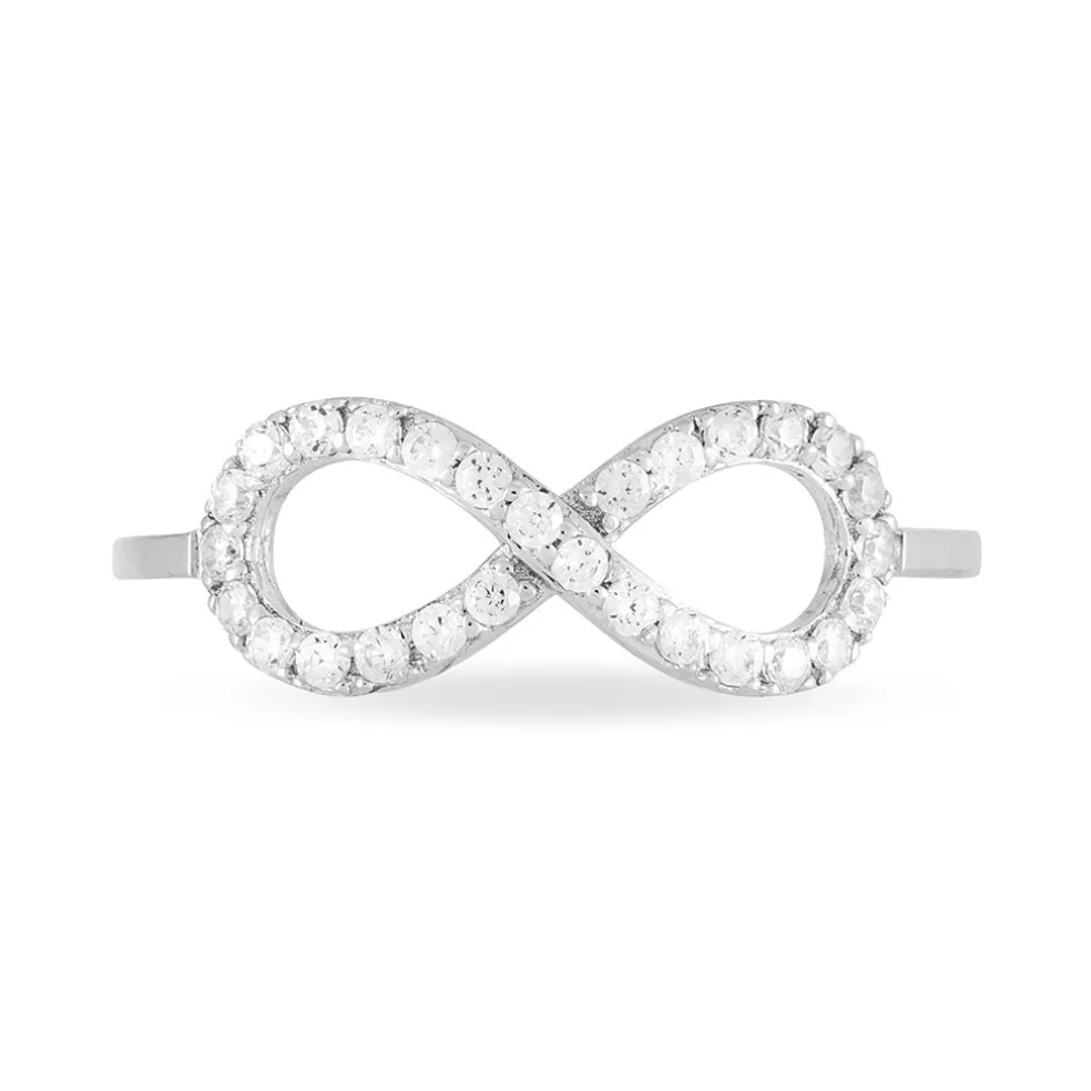 Bague Klothilda Or Blanc Oxyde De Zirconium