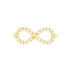 Bague Klothilda Or Jaune Oxyde De Zirconium