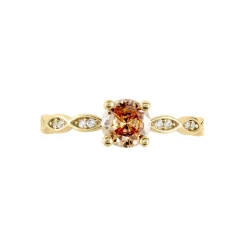 Bague Kurt Plaqué Or Jaune Oxyde De Zirconium