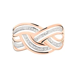 Bague Leopoldine Or Rose Diamant