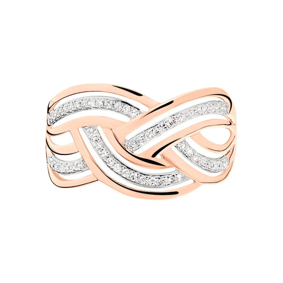 Bague Leopoldine Or Rose Diamant