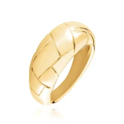 Bague Lessie Acier Doré