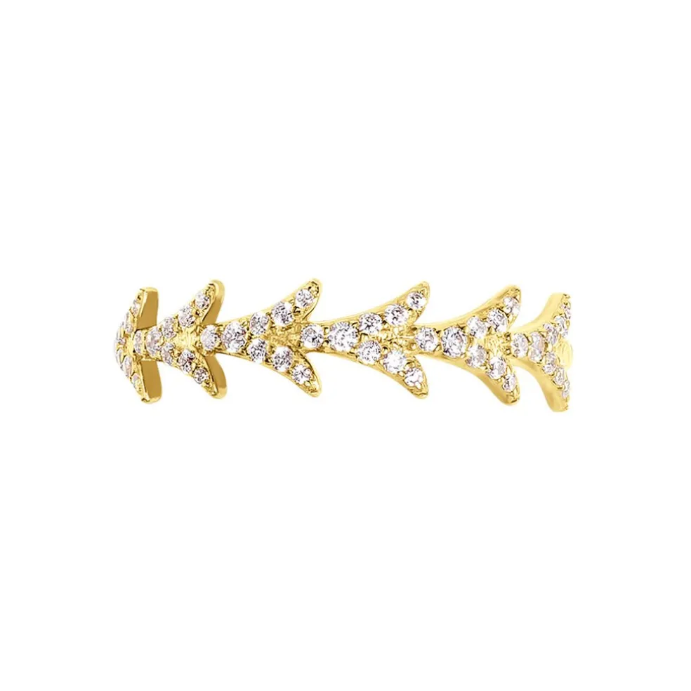 Bague Ligeia Or Jaune Oxyde De Zirconium