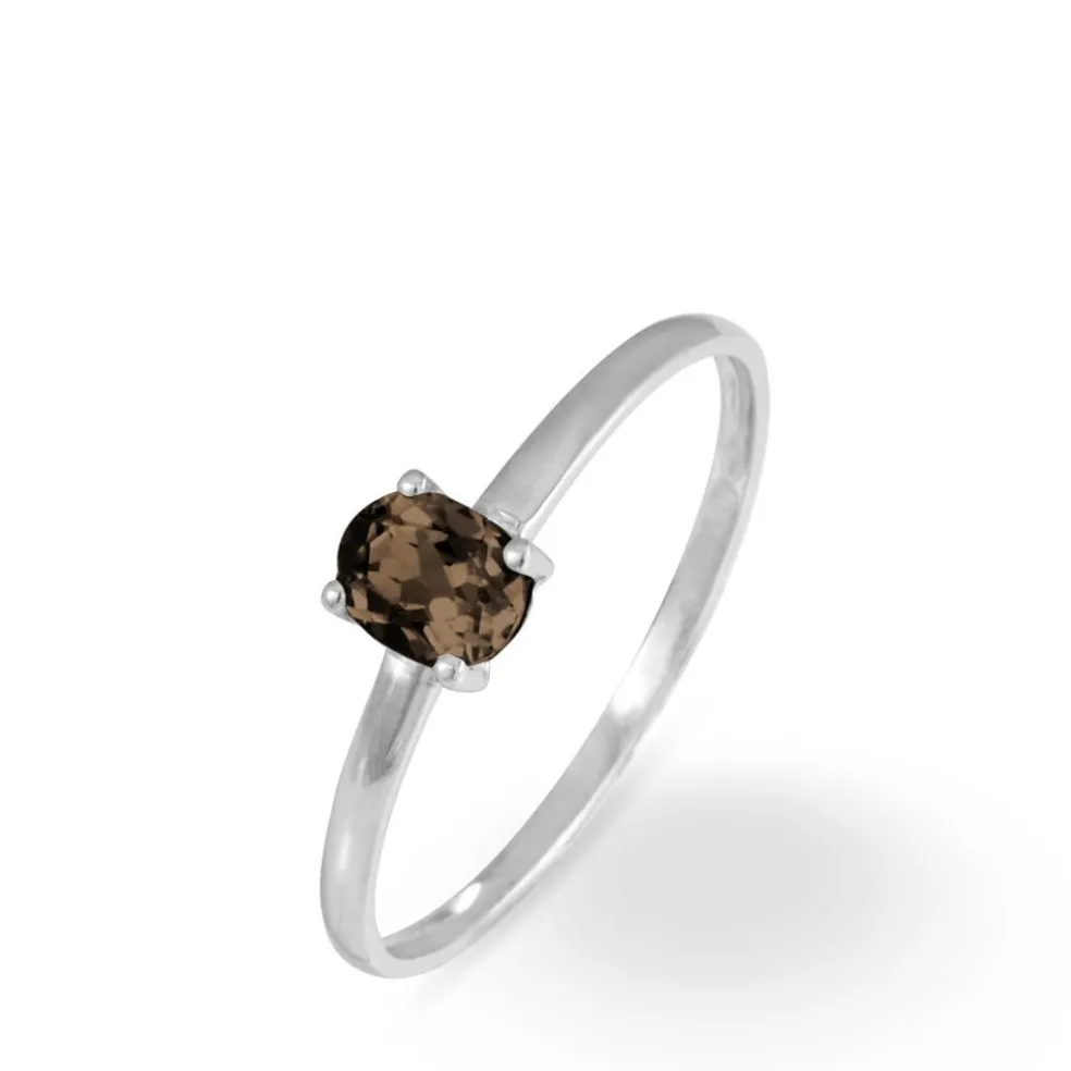 Bague Lily Or Blanc Quartz