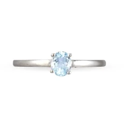 Bague Lily Or Blanc Saphir