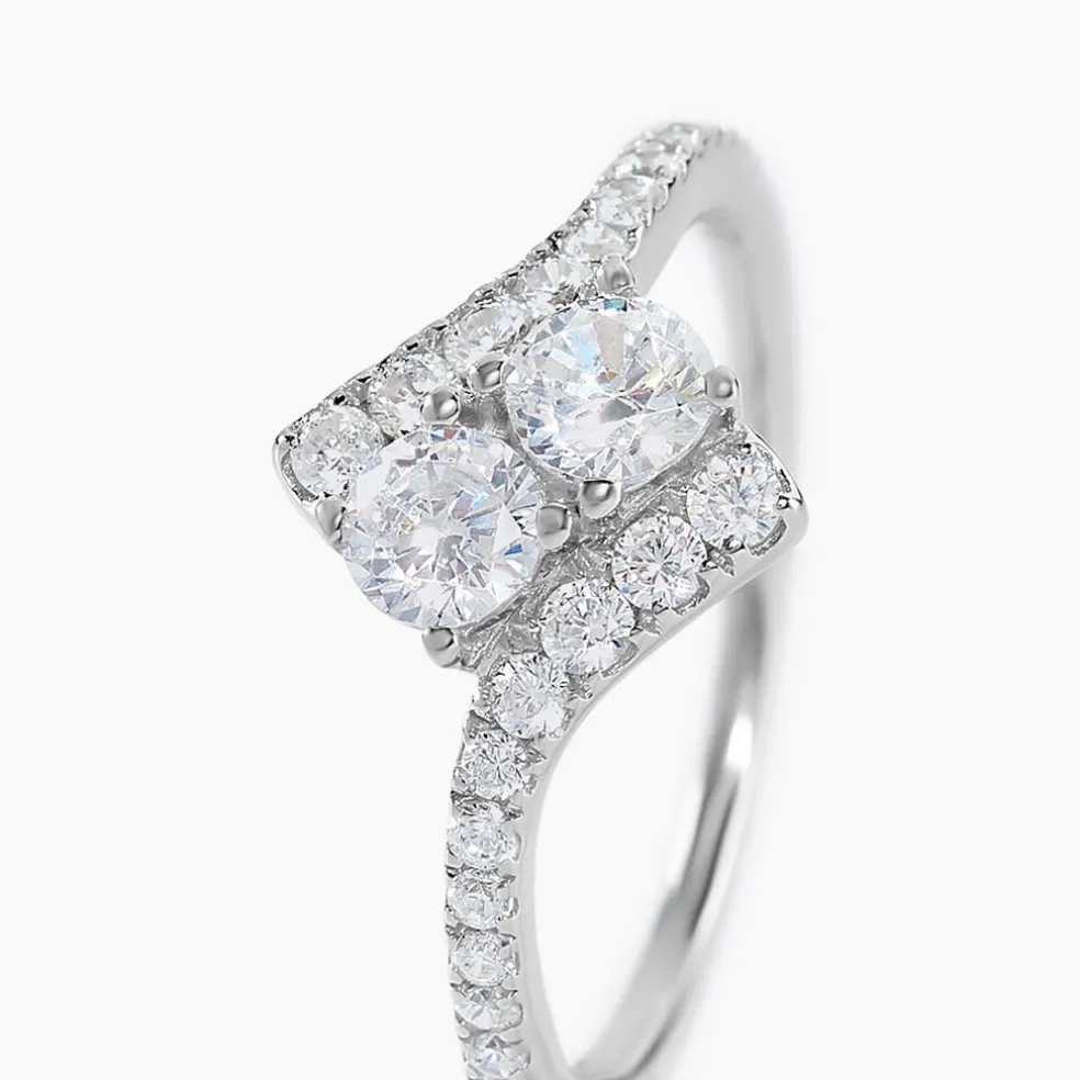 Bague Lisette Argent Blanc Oxyde De Zirconium