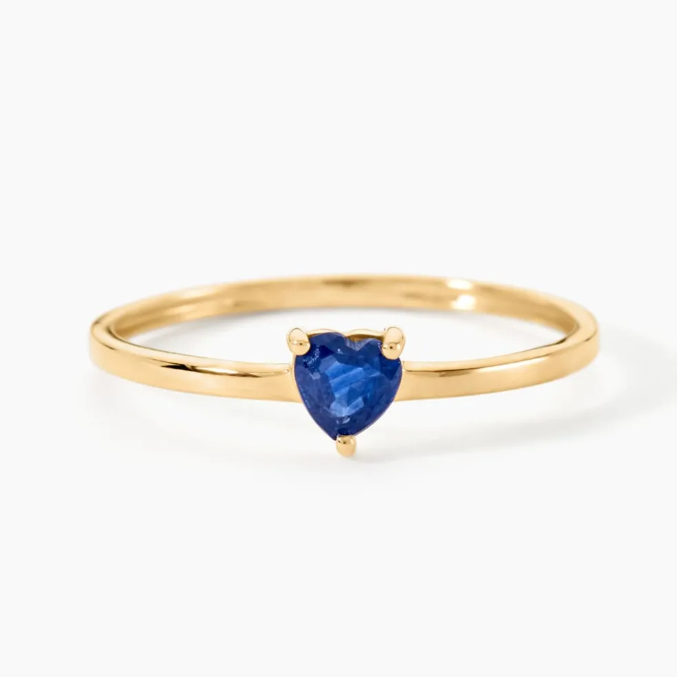 Bague Lissounia Or Jaune Saphir