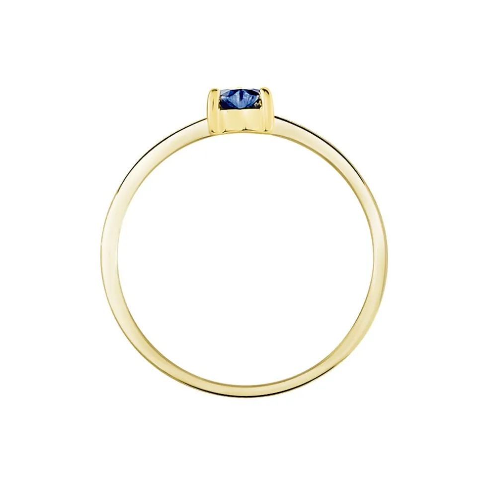 Bague Lissounia Or Jaune Saphir
