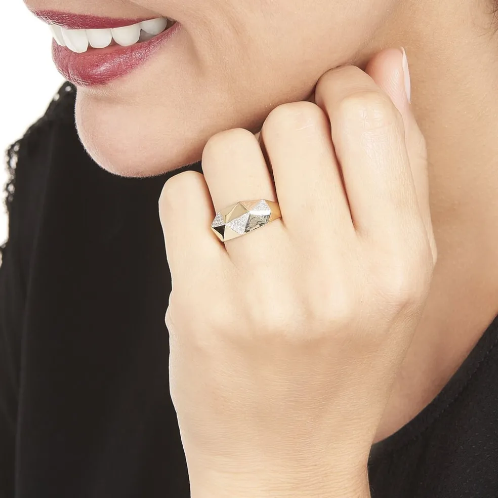 Bague Lizia Or Jaune Diamant