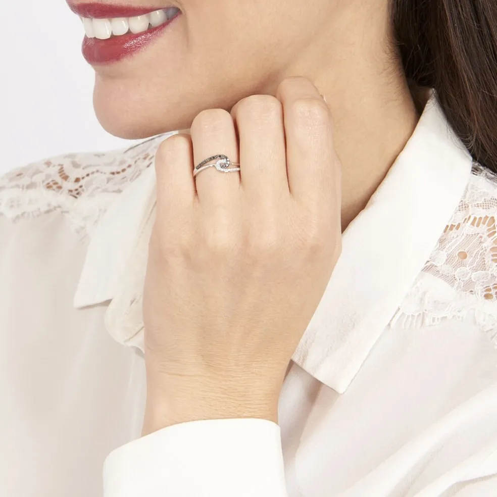 Bague Loriana Or Blanc Diamant