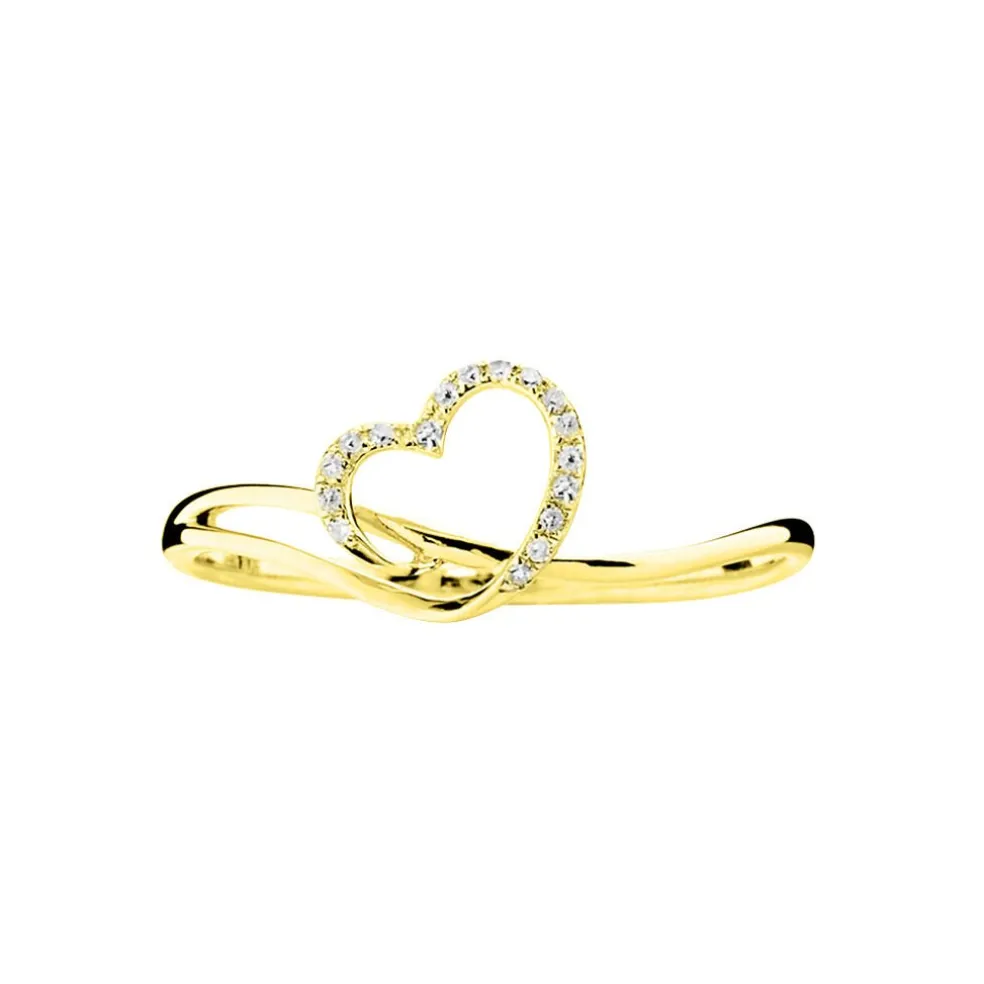 Bague Louise Or Jaune Diamant