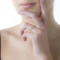 Bague Louise Or Rose Diamant