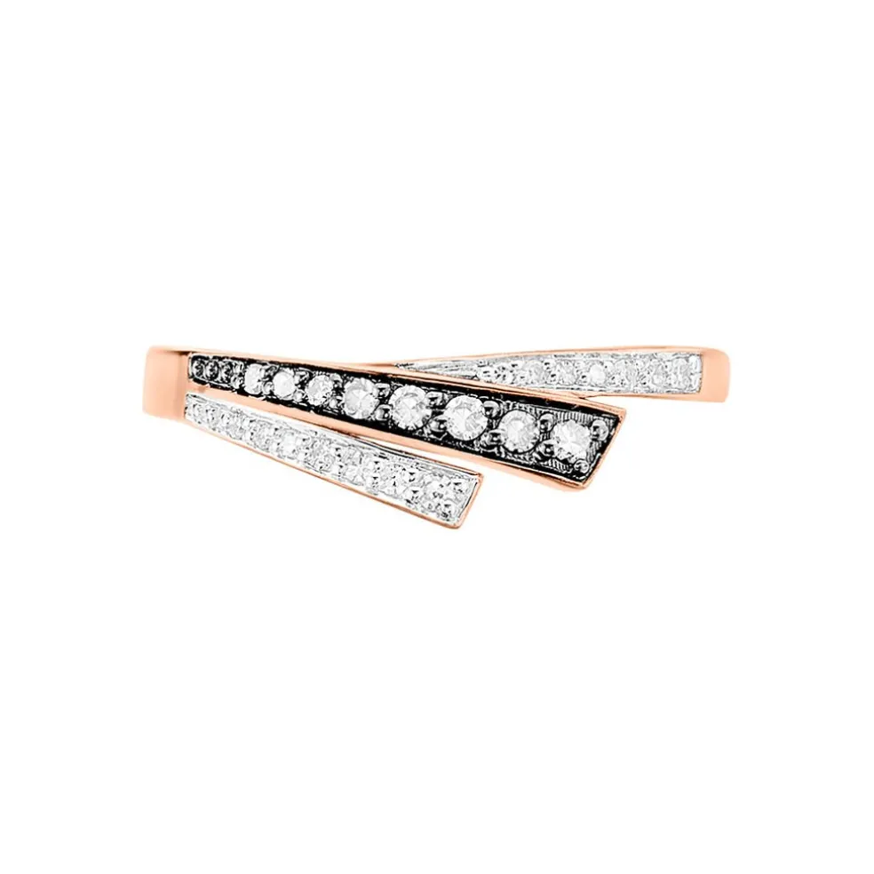 Bague Maelys Or Rose Diamant