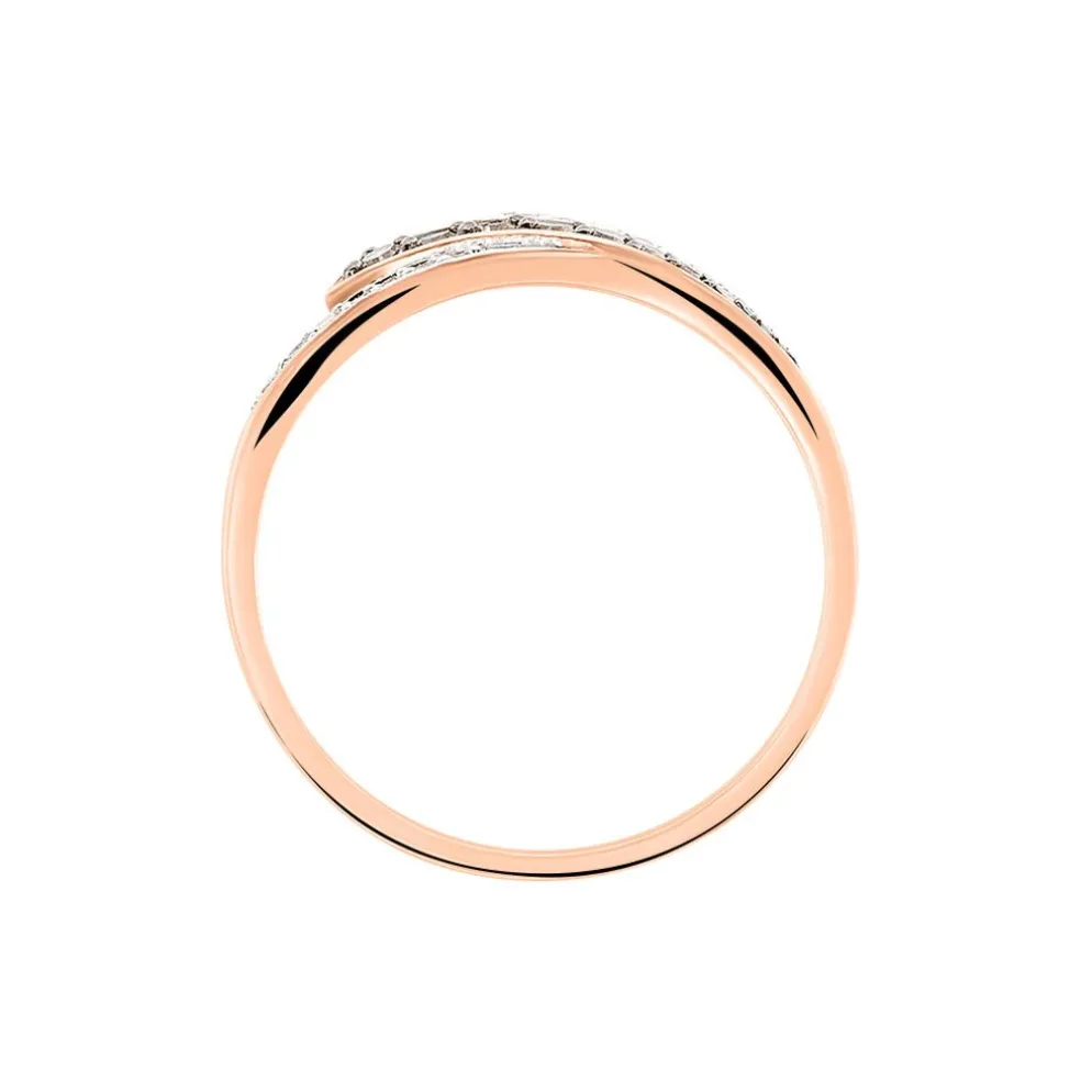 Bague Maelys Or Rose Diamant