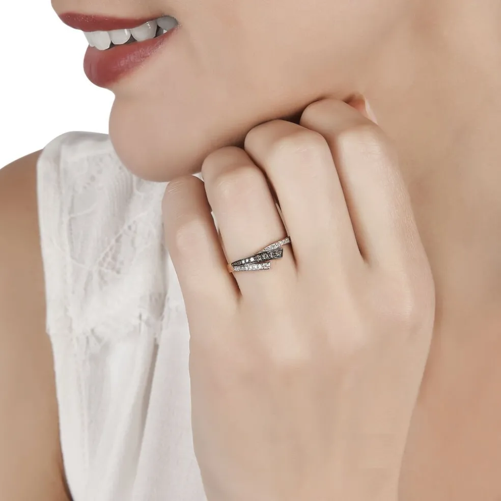 Bague Maelys Or Rose Diamant