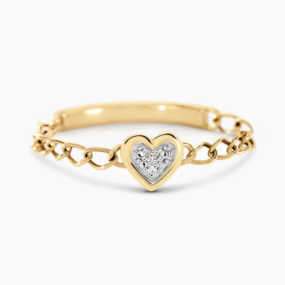 Bague Mahe Or Jaune Diamant
