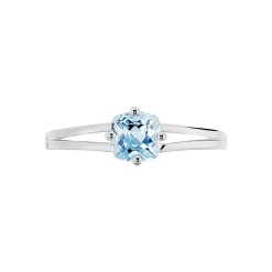 Bague Mahina Or Blanc Topaze