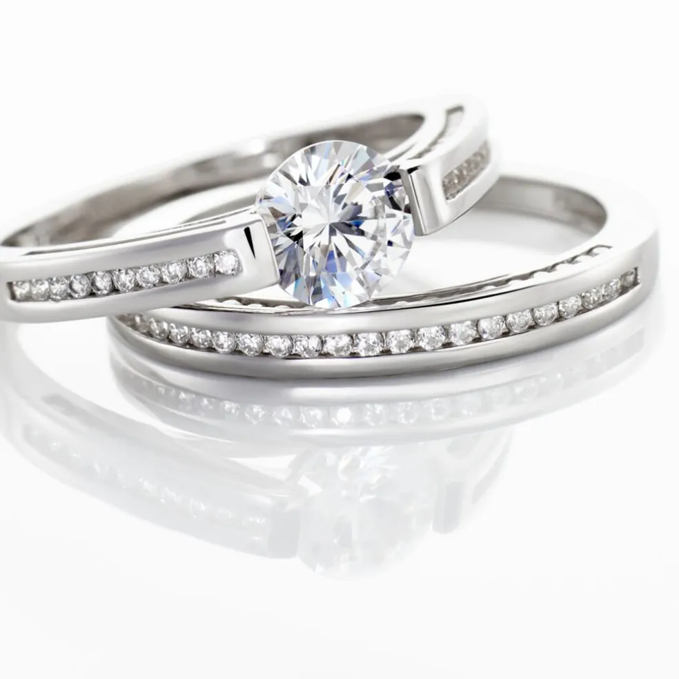 Bague Malou Argent Blanc Oxyde De Zirconium